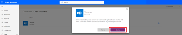 How to Connect Yammer to Microsoft Power Automate